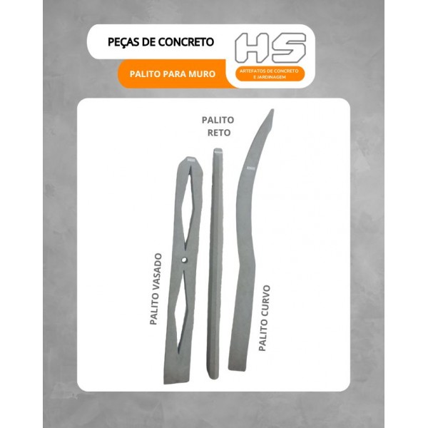 PALITOS DE CONCRETO PARA MURO