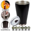 Copo Térmico de Cerveja 700ml Preto