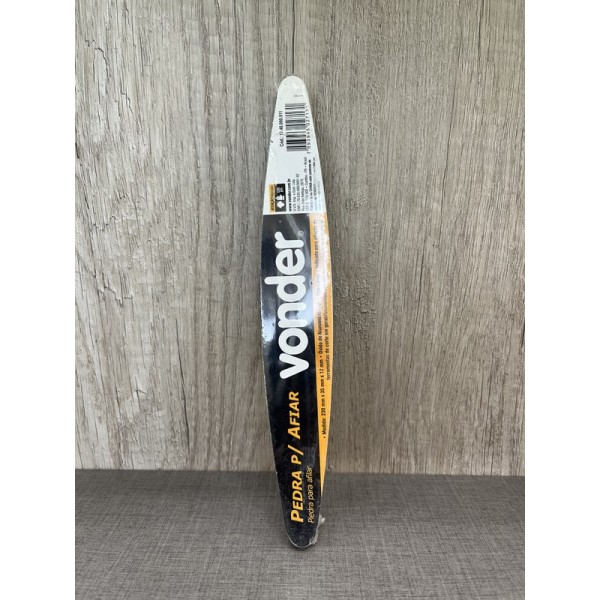 Pedra para Afiar Tipo Canoa 230x35x12mm Vonder