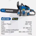 Motosserra profissional Nakashi 65,1 cc