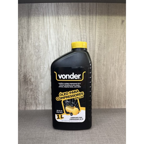 Óleo Lubrificante Para Compressor 1 Litro Aw150 Vonder